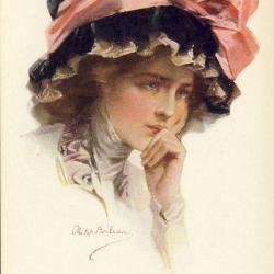 CPA illustrée BOILEAU Philip Femme Mode Séduction