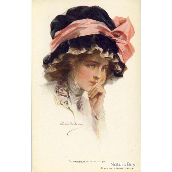 CPA illustre BOILEAU Philip Femme Mode Sduction