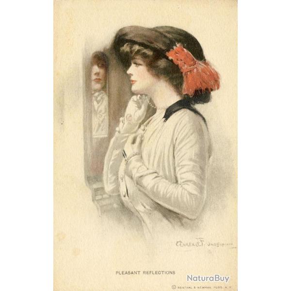 CPA illustre UNDERWOOD Clarence Femme Mode