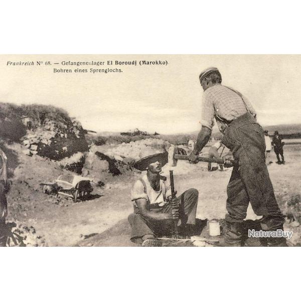 CPA MAROC El Boroudj Frankreich N 68 Camp de Prisonniers