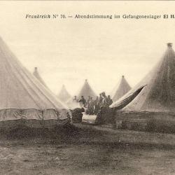 CPA MAROC El Hank Frankreich N° 70 Camp de prisonniers