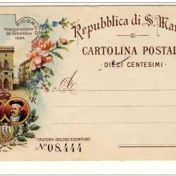 CPA illustrée Saint Marin San Marino Ricordo 1894