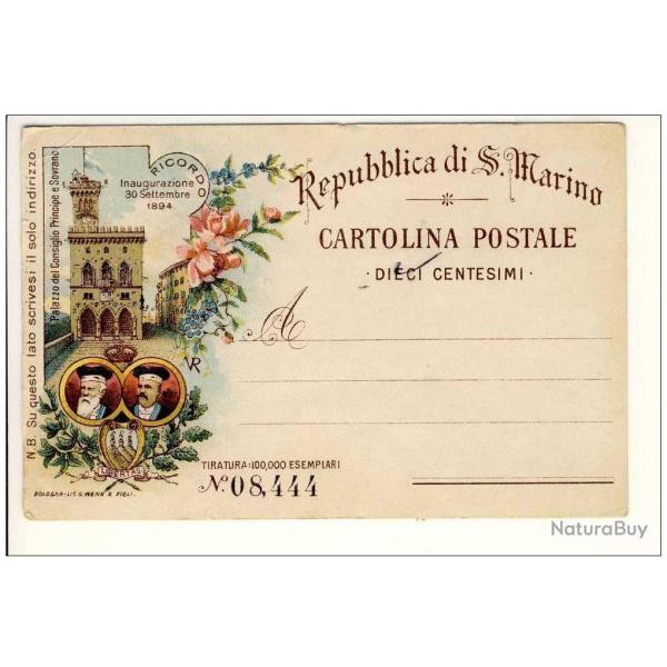 CPA illustre Saint Marin San Marino Ricordo 1894