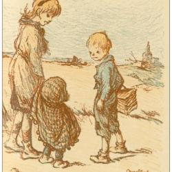 CPA illustrée POULBOT Petits Français N°55 Guerre
