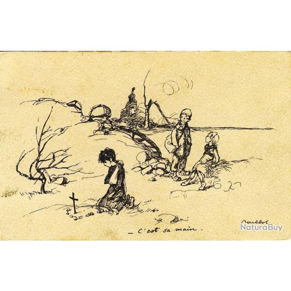 CPA illustre POULBOT A Ternois N3 Enfants guerre