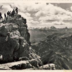 CPA SUISSE GRISONS Weissfluhgipfel gegen Piz d´Aela