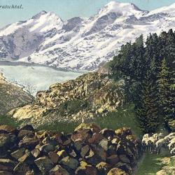 CPA SUISSE GRISONS Im Morteratschal Lac de montagne