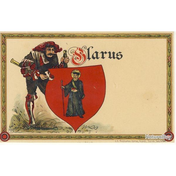 CPA Suisse Glaris (Glarus) cusson Blason Armoirie