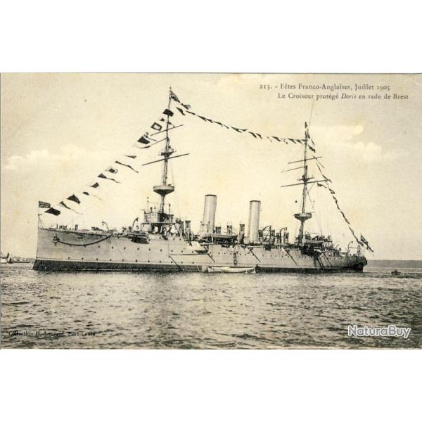 CPA 29 FINISTERE BREST 213 Ftes Franco-Anglaises