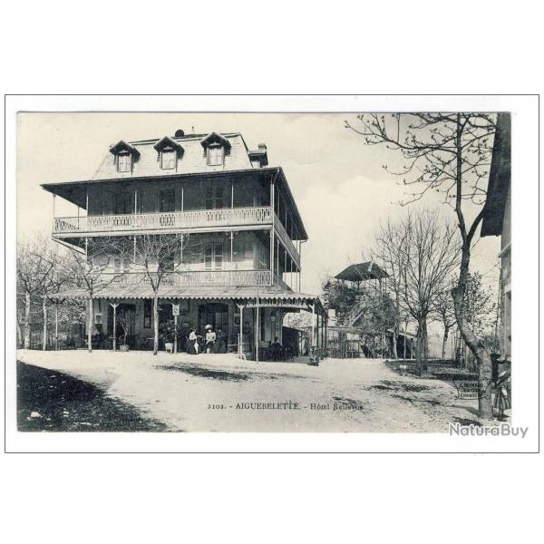 CPA 73 SAVOIE Aiguebelette Htel Bellevue anim