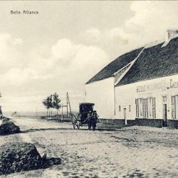 CPA Belgique Waterloo Belle Alliance Café Restaurant