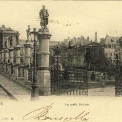 CPA Belgique Bruxelles Le Petit Sablon Dec 1904