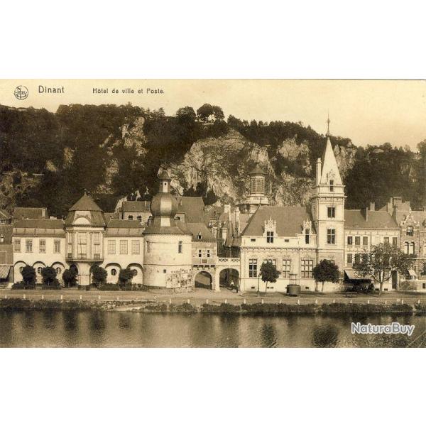 CPA Belgique Dinant Htel de ville et Poste