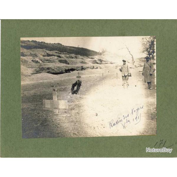 Photographie Ancienne Guerre Ravin des Noyers Dec 1915