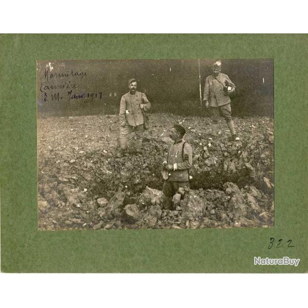 Photographie Ancienne Guerre Marmitage Tauxires