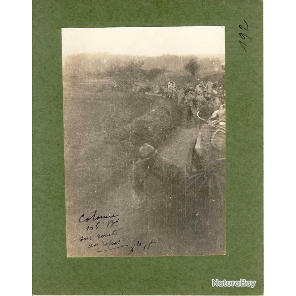 Photographie Ancienne Guerre 106e Bt