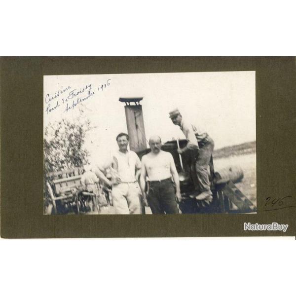 Photographie Ancienne Guerre 80 Somme Pont de Froissy