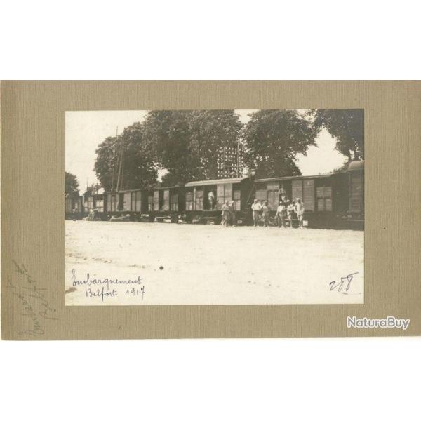 Photographie Ancienne Guerre Belfort 1917