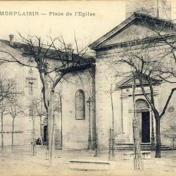 CPA 69 RHONE LYON MONTPLAISIR Place de l'Église