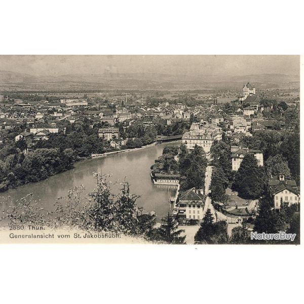CPA SUISSE BERNE Thun Generalansicht St Jakobshbli