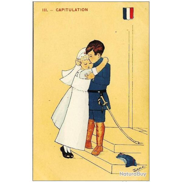 CPA illustre ZANE Guerre Infirmire Croix rouge Soldat