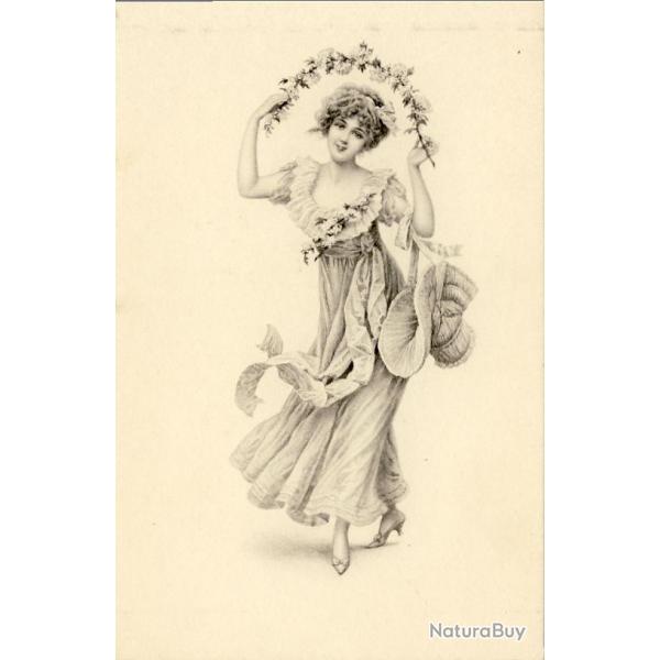 CPA illustre VIENNE MUNK Femme mode