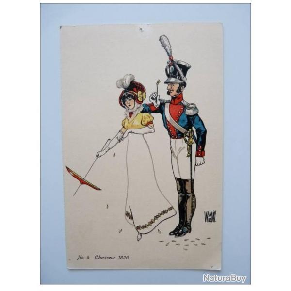 CPA Illustre W. de MAY N4 Chasseur 1820