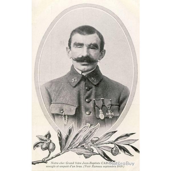 CPA Militaria Aveugle Famille du Rameau d'Olivier N69