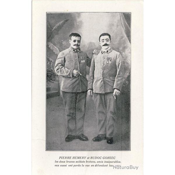 CPA Militaria Aveugle Famille du Rameau d'Olivier N14