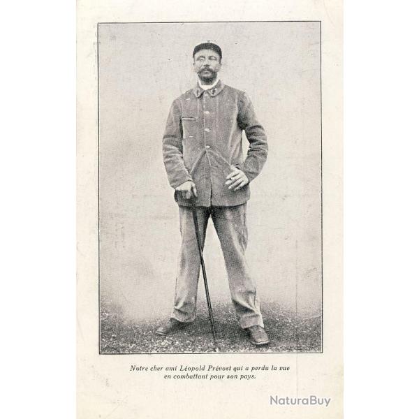 CPA Militaria Aveugle Famille du Rameau d'Olivier N4