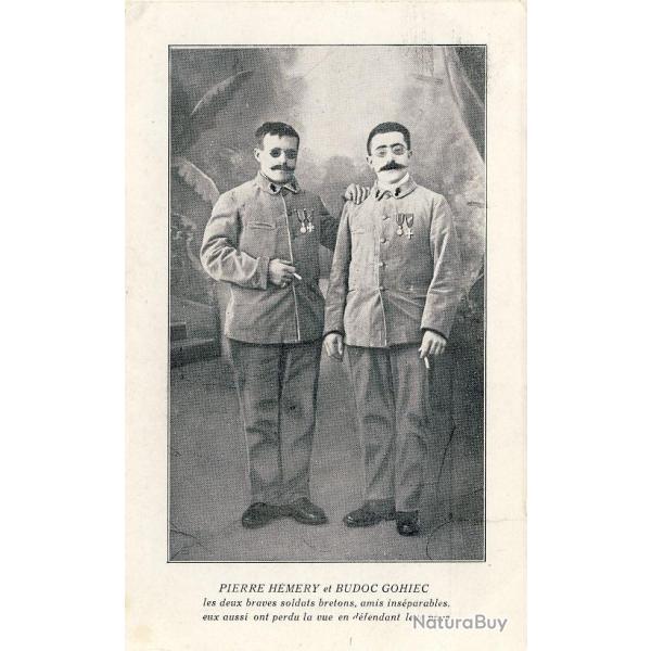 CPA Militaria Aveugle Famille du Rameau d'Olivier N14