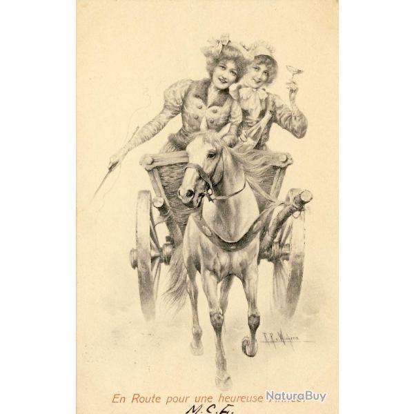 CPA illustre WICHERA M. M. VIENNE MUNK Chance