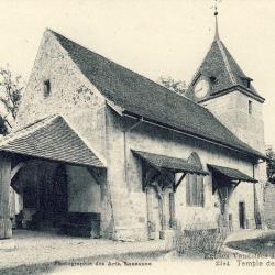 CP Suisse Vaud Église Vaudoise Temple de Giez 1905