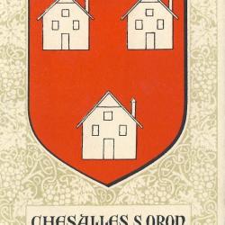 CP Suisse Vaud Écusson blason Chesalles Sur Oron