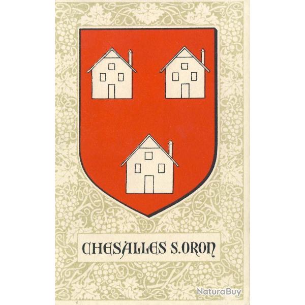 CP Suisse Vaud cusson blason Chesalles Sur Oron