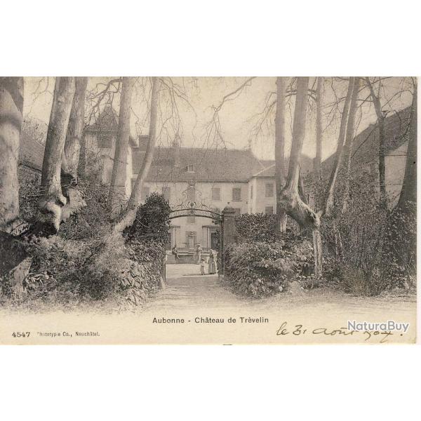 CPA Suisse Vaud Aubonne Chteau de Trvelin 1907