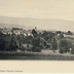 CPA Suisse Vaud Gimel vue générale