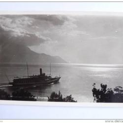 CPA Suisse Vaud Montreux Lac Léman Bateau Express