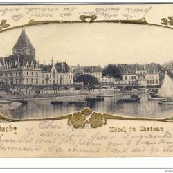 CPA Suisse Vaud Ouchy Hôtel du château 1905