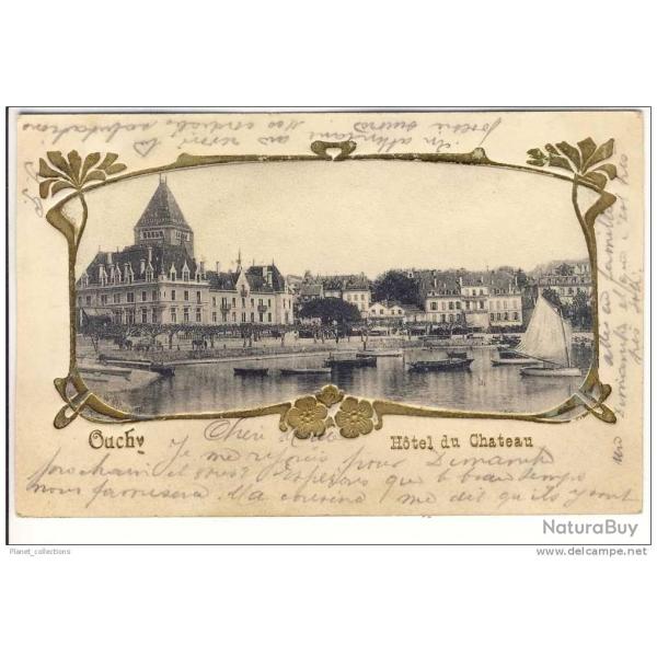 CPA Suisse Vaud Ouchy Htel du chteau 1905