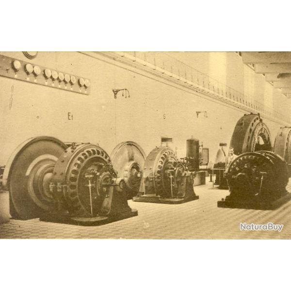 CP photo Suisse Ble Basle Centrale lectrique intrieur