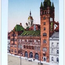 Carte Postale Suisse Basel Bâle Rathaus