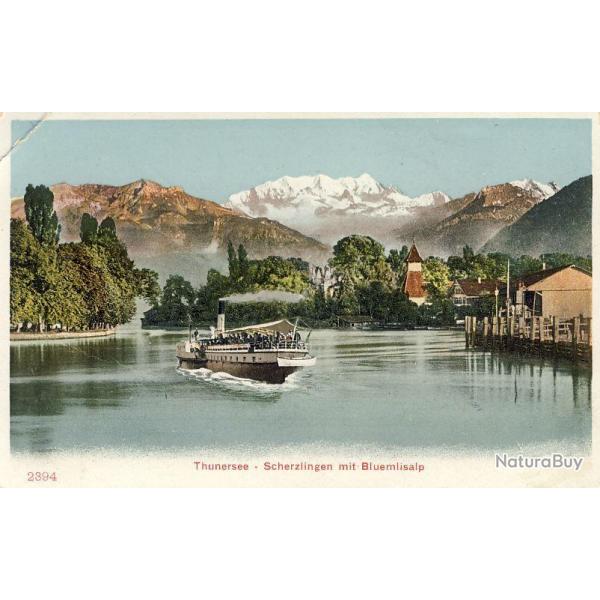 CP Suisse BERNE Thunersee Scherzlingen Bluemlisalp