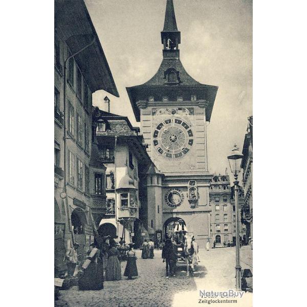 CP Suisse Berne Bern Zeitglockenturm Horloge calche