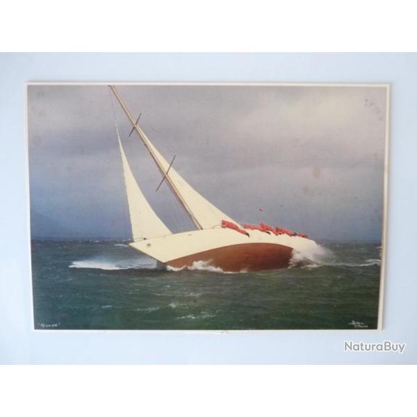 Grande photographie course Voiliers signe ? mer bateau