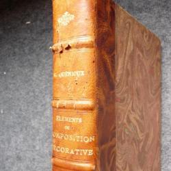 Livre Éléments de composition décorative G. Quénioux 1912 Art deco