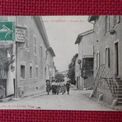 CPA 01 AIN Ceyzériat Grande Rue Poste Costume