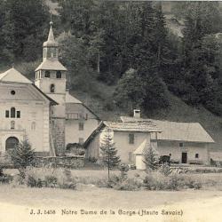 CPA 74 Haute-Savoie Notre dame de la Gorge Église