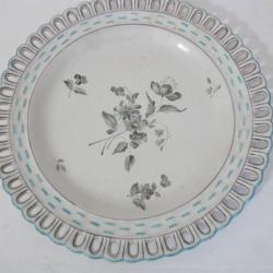 Assiette faïence Gallé St Clément