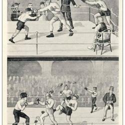 CPA Illustrateur DAYAN S. N°2 Histoire sans paroles Sport Boxe